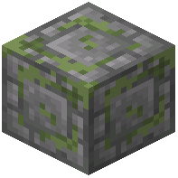 Tiny Brick Bordered Mossy Stone Bricks