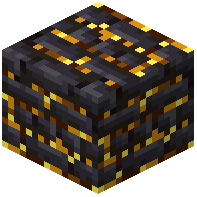 Tiny Gilded Blackstone Bricks