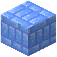 Tiny Layered Blue Ice Bricks
