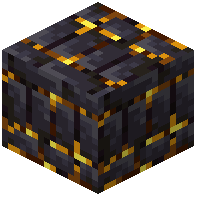 Tiny Layered Gilded Blackstone Bricks