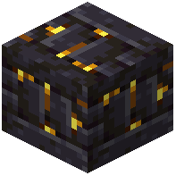 Tiny Layered Gilded Blackstone Slabs