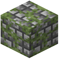 Tiny Layered Mossy Cobblestone Bricks