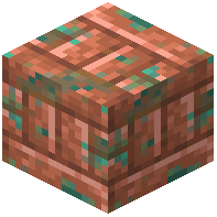 Tiny Layered Raw Copper Block Slabs