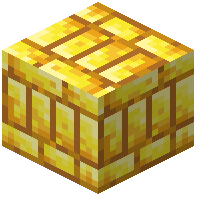 Tiny Layered Raw Gold Block Bricks