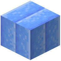 Vertical Cut Blue Ice