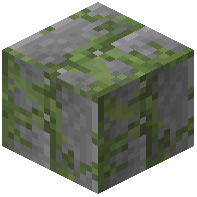 Vertical Cut Mossy Stone Bricks