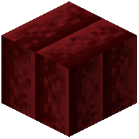 Vertical Cut Red Nether Bricks