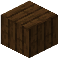 Vertical Dark Oak Planks