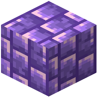 Vertical Disordered Amethyst Block Bricks