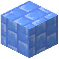 Vertical Disordered Blue Ice Bricks