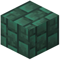 Vertical Disordered Dark Prismarine Bricks