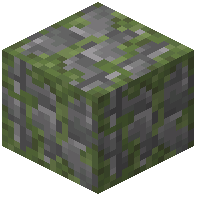 Vertical Disordered Mossy Stone Bricks Bricks