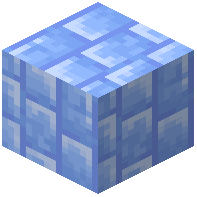 Vertical Disordered Packed Ice Bricks