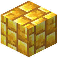 Vertical Disordered Raw Gold Block Bricks
