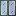 Vertical Stiped Blue Stained Glass Pane