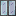 Vertical Stiped Cyan Stained Glass Pane