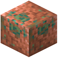 Weathered Raw Copper Block