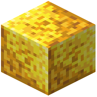 Weathered Raw Gold Block