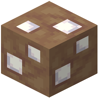 White Dusted Brown Mushroom Block