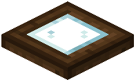 Windowed Dark Oak Trapdoor