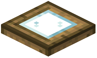 Windowed Oak Trapdoor
