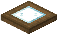 Windowed Spruce Trapdoor