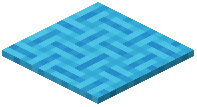 Woved Light Blue Carpet