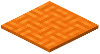 Woved Orange Carpet