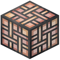 Woven Orange Stained Glass