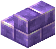 Cut Amethyst Brick Stairs