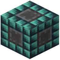 Cyan Small Deepslate Tiles
