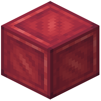 Red Dark Metal Block