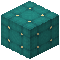 Teal Velvet Block