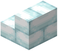 Snow Brick Stairs
