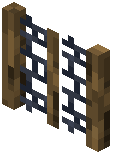 Chain Link Oak Fence Gate