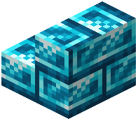 Aquamarine Crystal Bricks Stairs