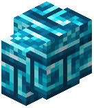 Aquamarine Crystal Bricks Wall