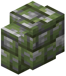 Mossy Cobblestone Bricks Wall